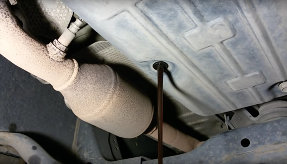 слив масла ATF