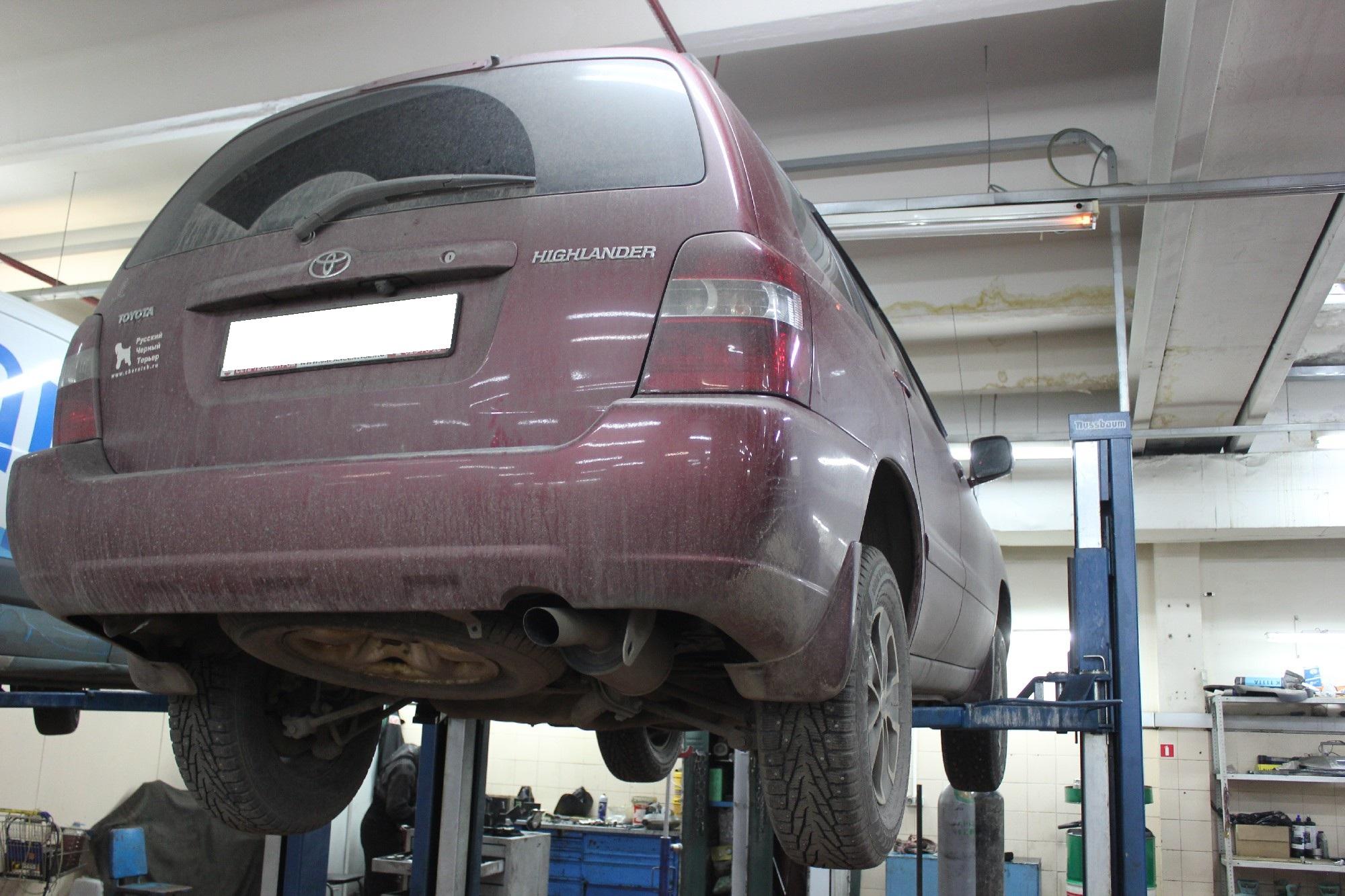 Хайлендер на подъемнике