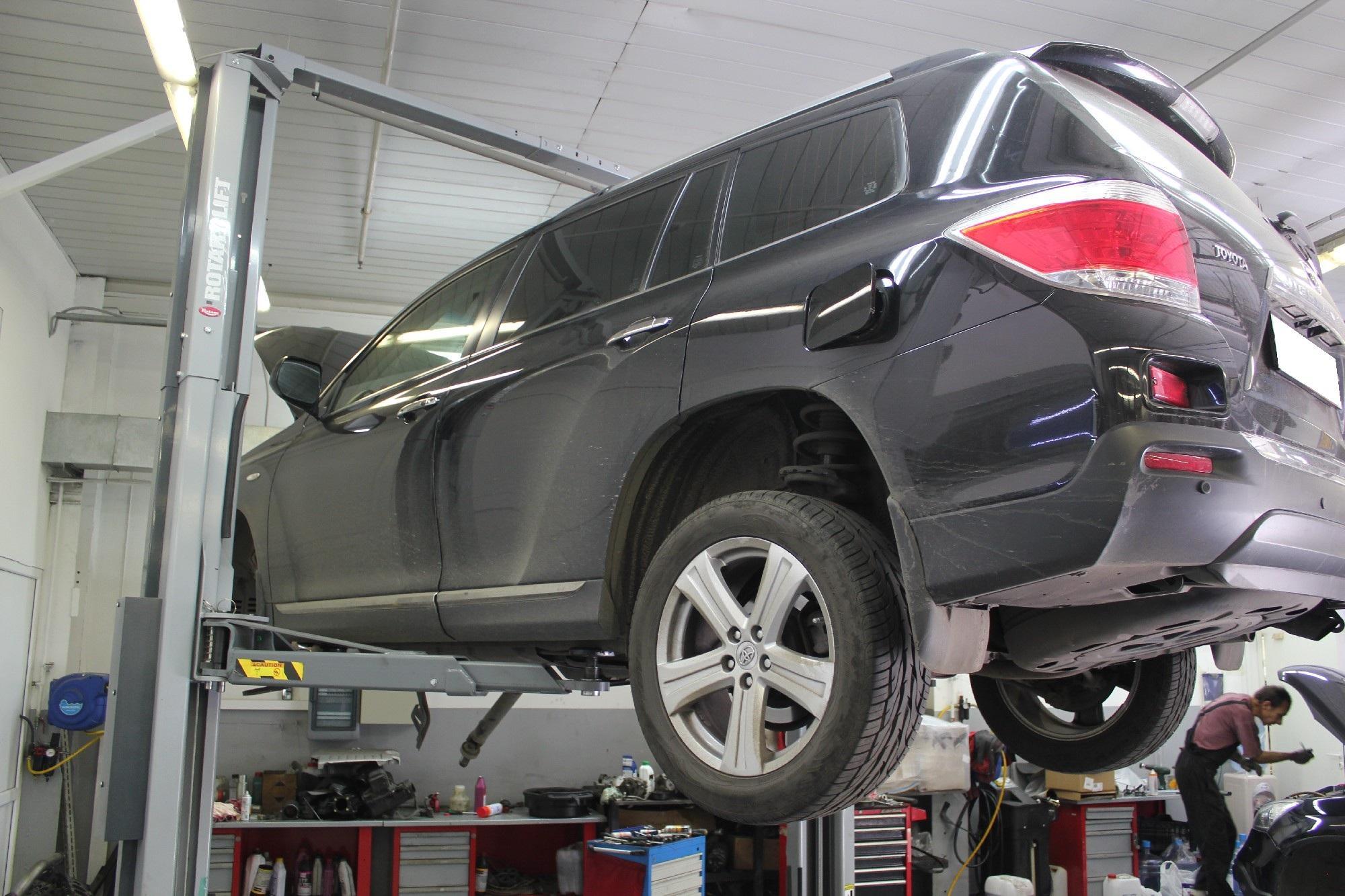 Хайлендер на подъемнике