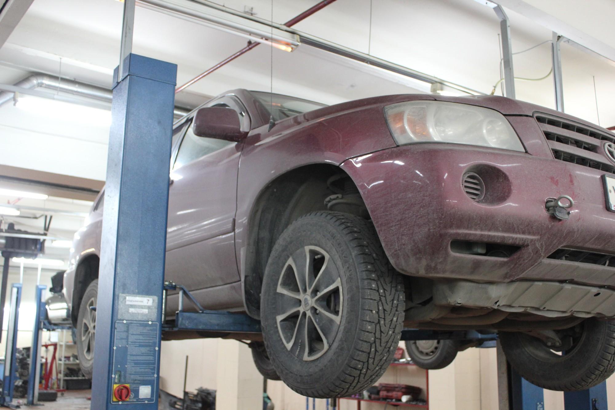 Хайлендер на подъемнике