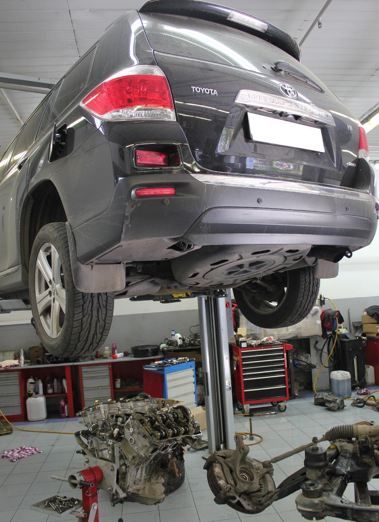 Хайлендер на подъемнике