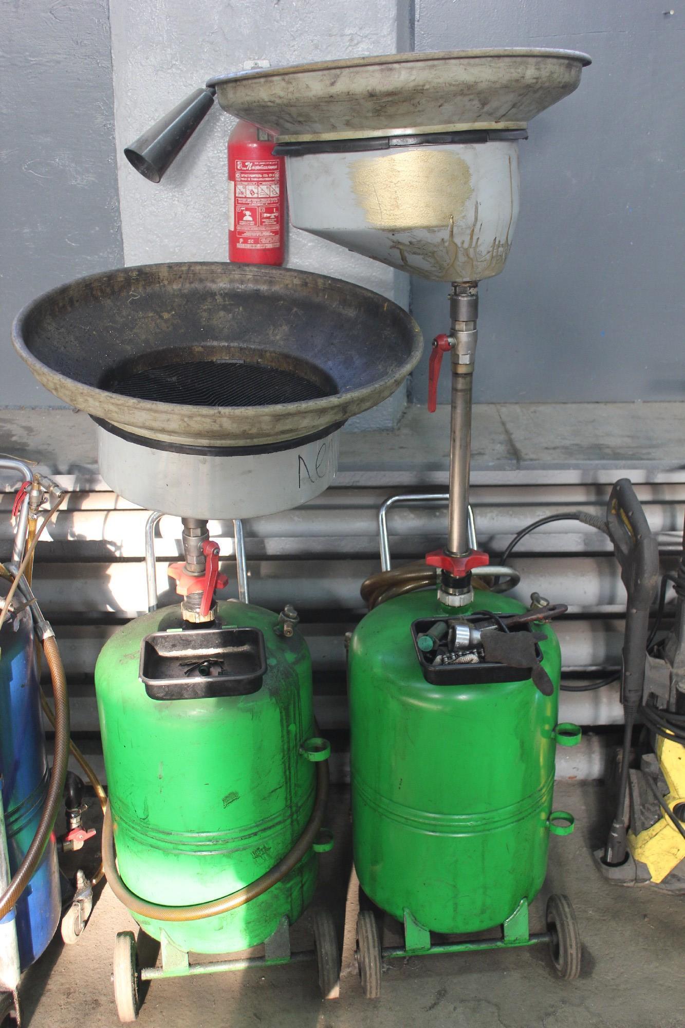 установка для слива моторного масла