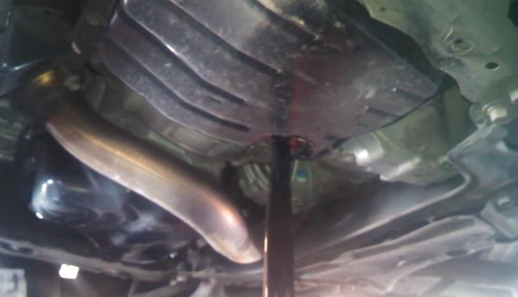 слив масла АКПП на Рав 4