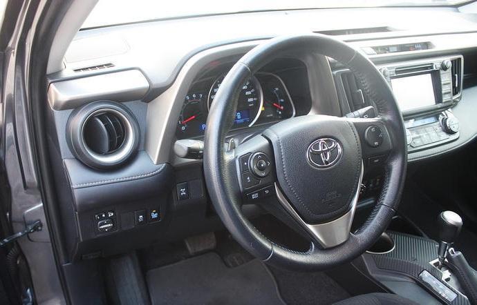 водительское место на Рав 4