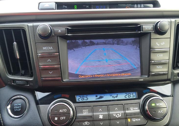 блок климат контроля на Тойоте