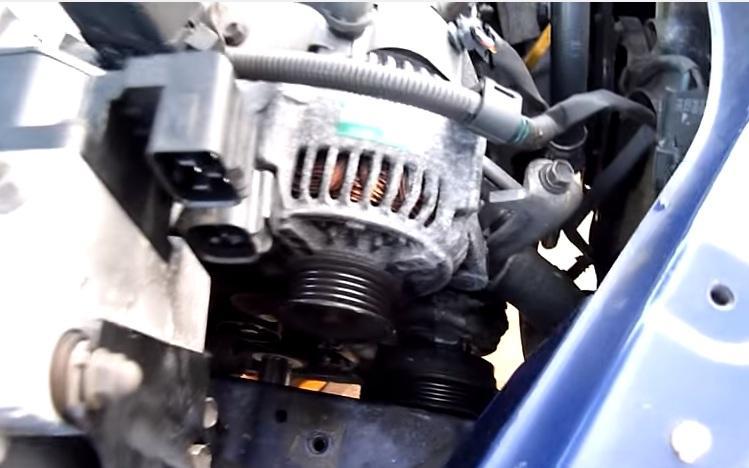 замена генератора - Toyota RAV4 (III), 2,4 л, 2007 года электроника DRIVE2