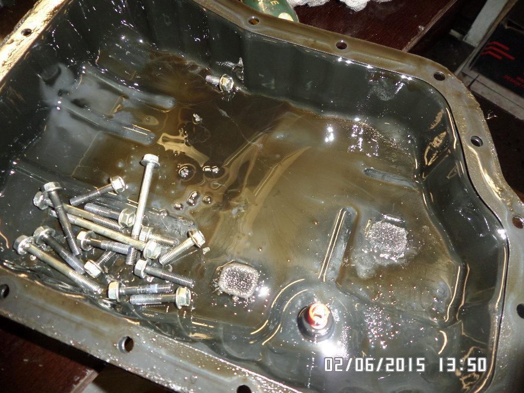 поддон АКПП с болтами