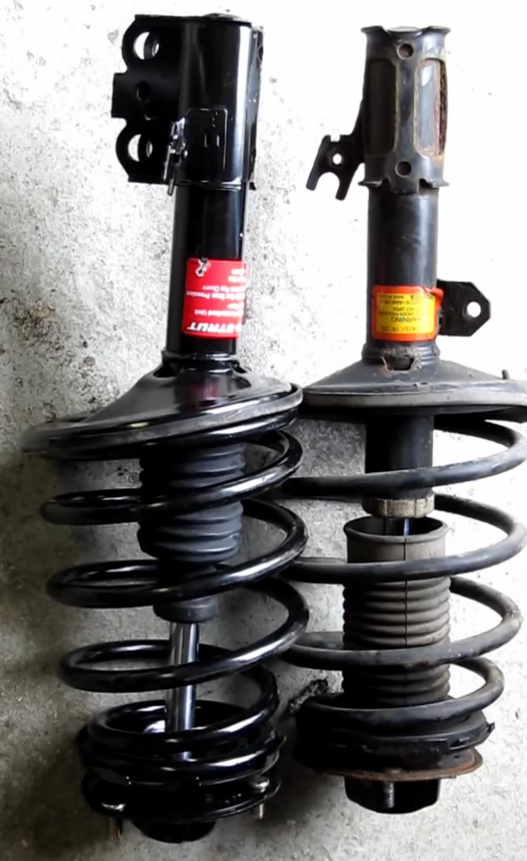стойки амортизатора с пружинами