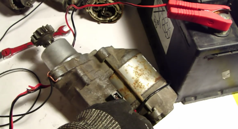 проверка работы стартера