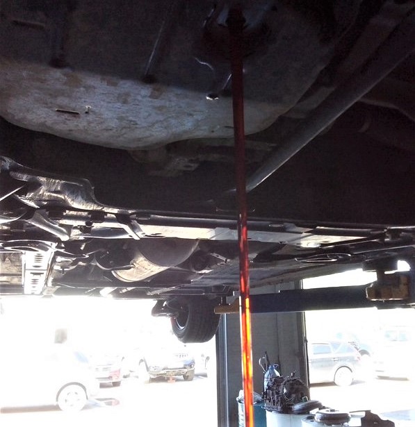 замена масла в вариаторе Тойота Королла