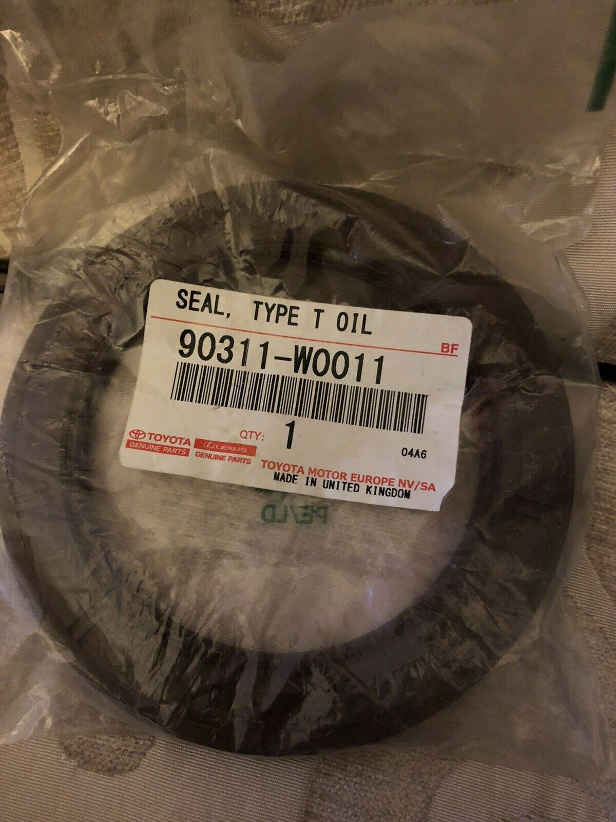 сальник коленвала тойота