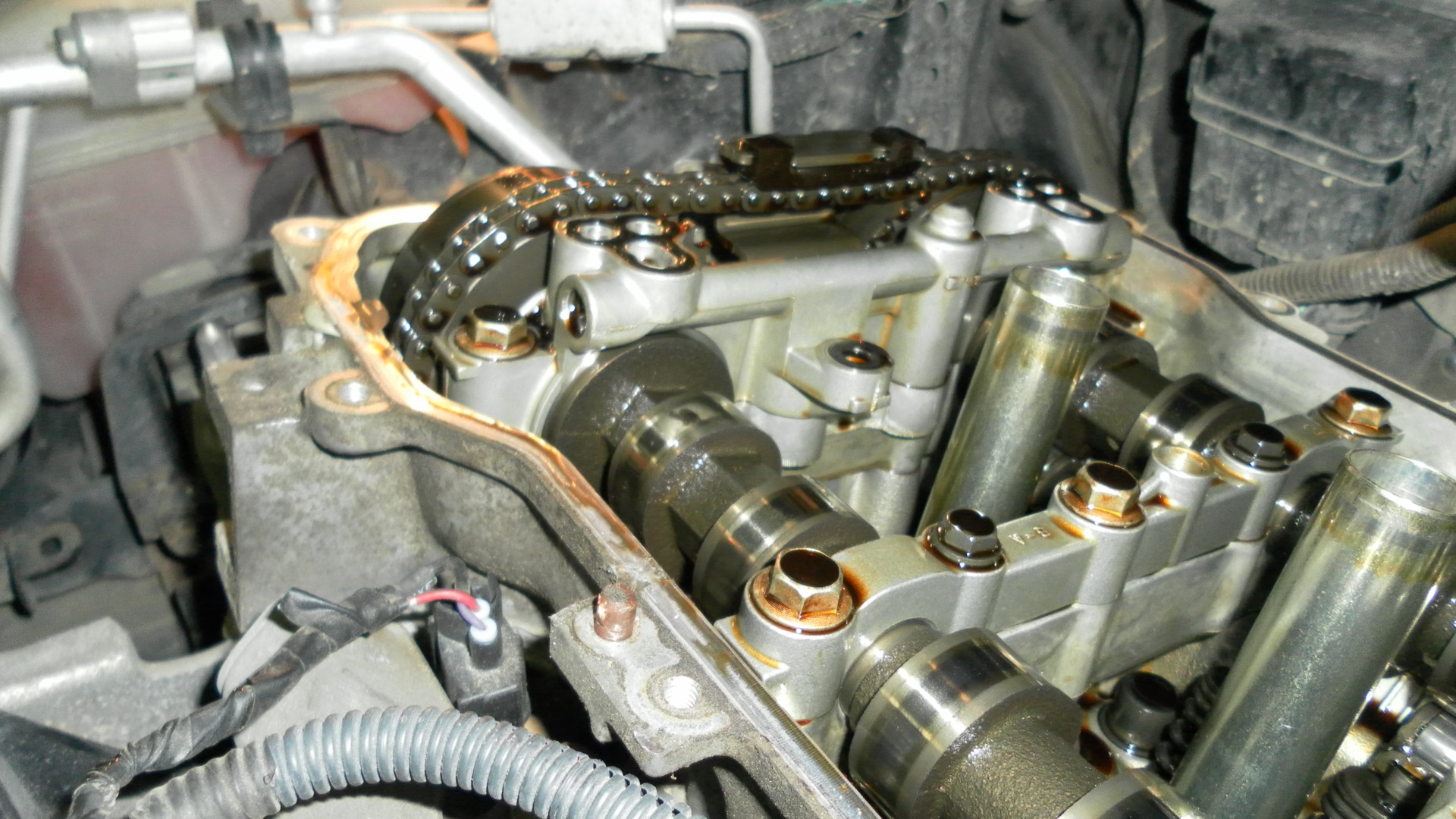 замена цепи аурис