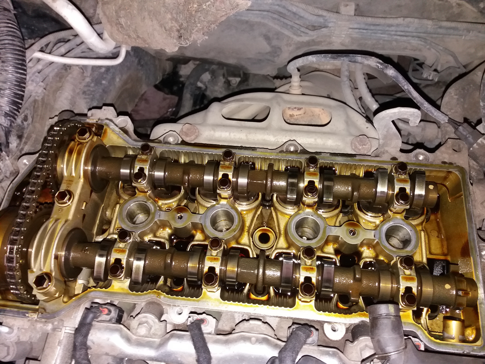 замена цепи на авенсис