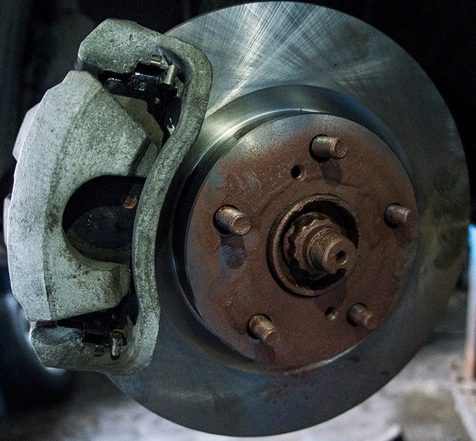 замена колодок рав 4