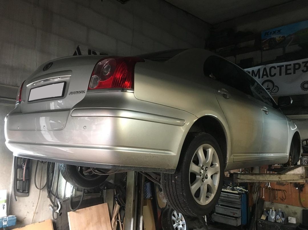 замена задней ступицы на Авенсис