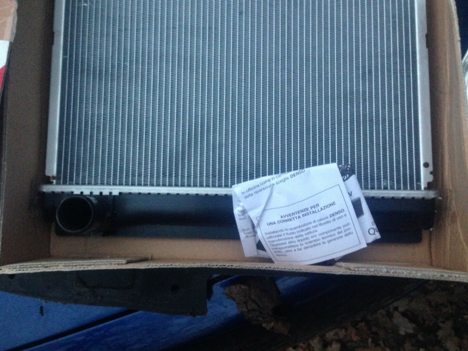 новый радиатор отопителя