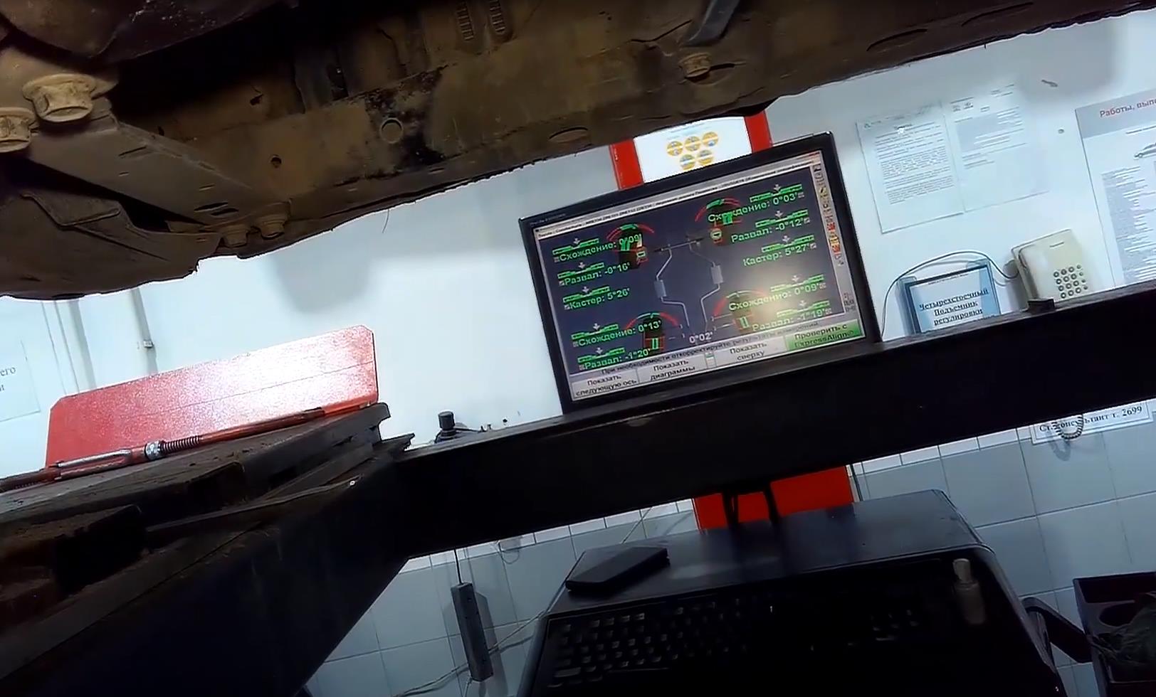 процедура Сход развала Авенсис