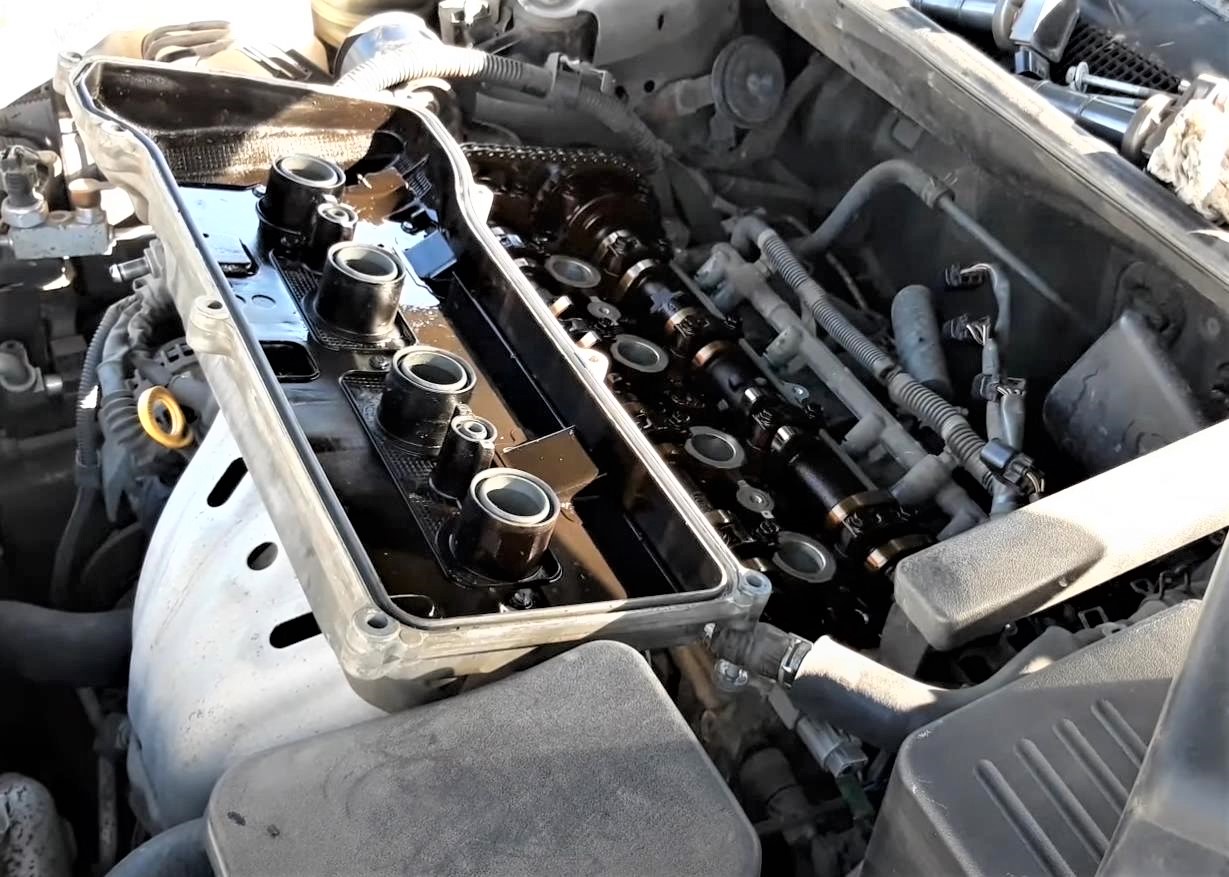 Замена прокладки клапанной крышки на Камри 40