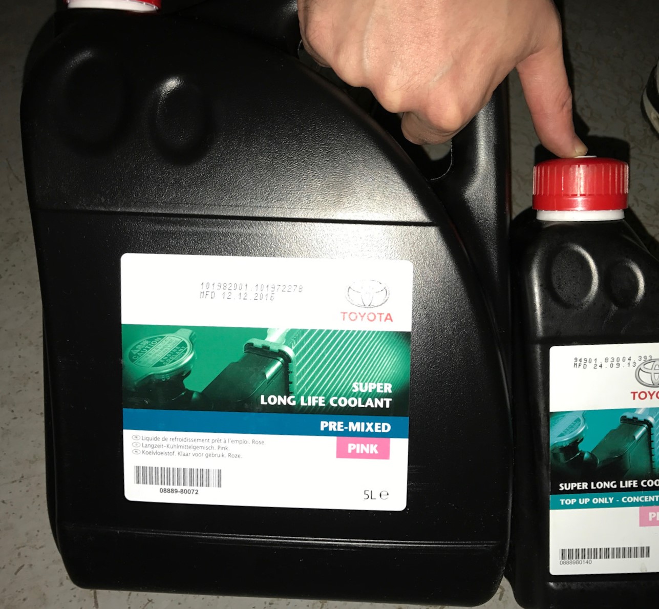 оригинальный антифриз Тойота