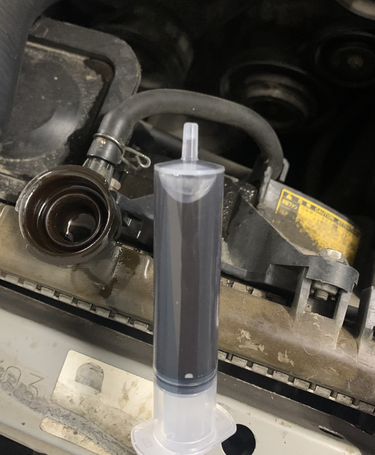 проверка охлаждающей жидкости