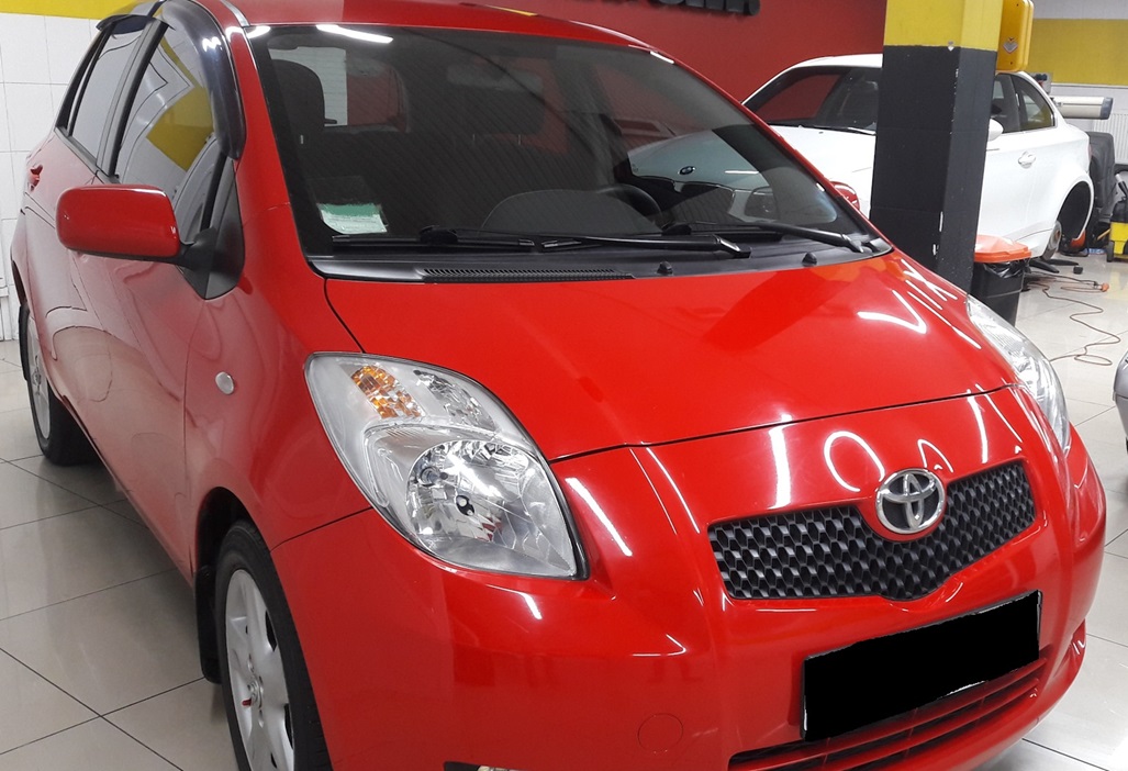 Тойота Ярис после замены ШРУСов