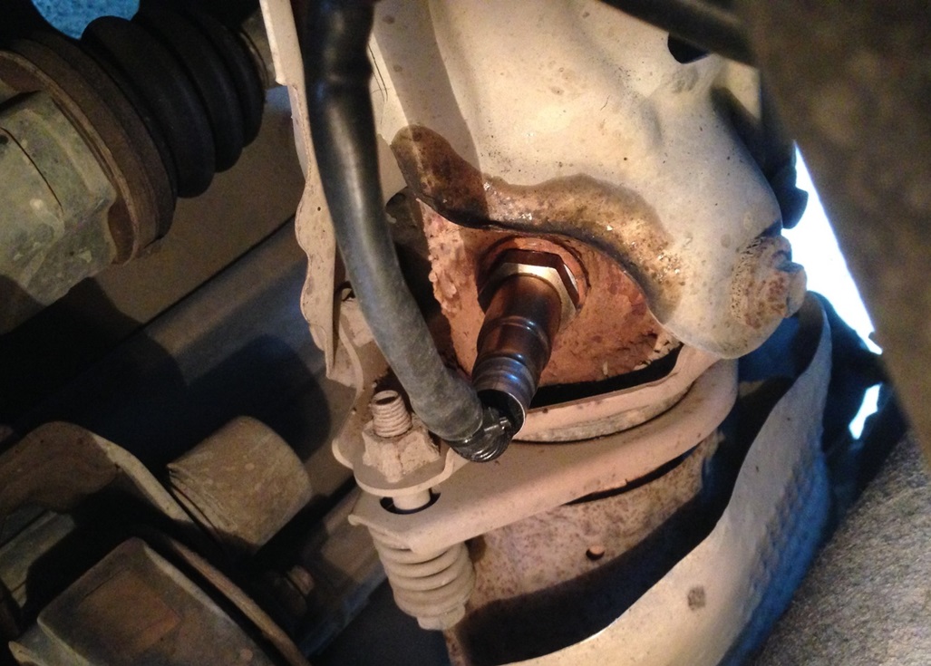 Замена кислородного датчика Тойота Королла