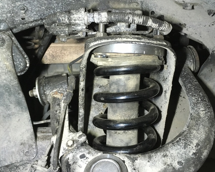 Замена передних пружин Тойота Ленд Крузер Прадо