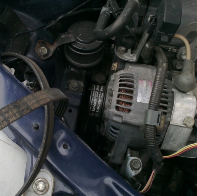 замена генератора рав 4