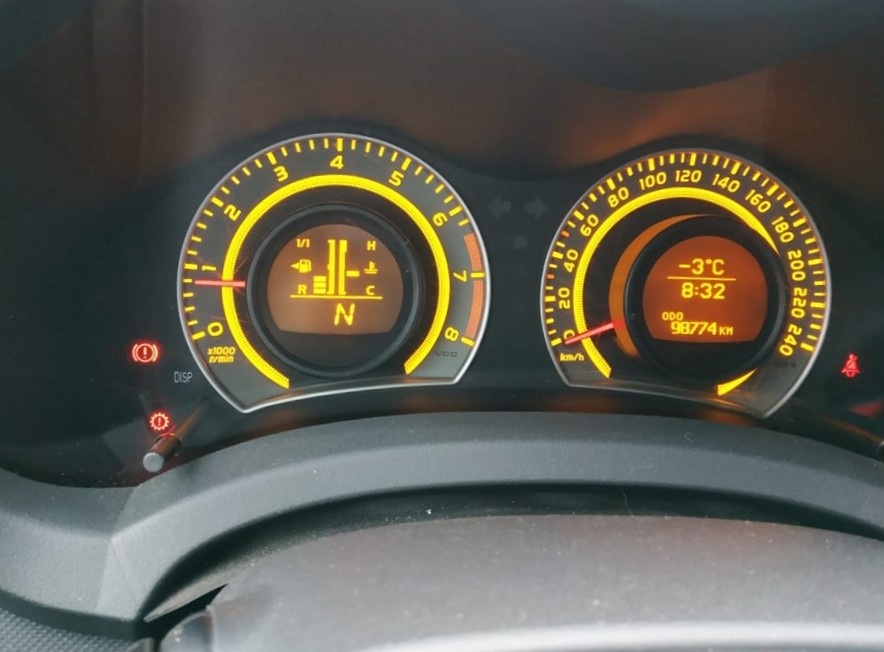 Индикатор указывает на необходимость диагностики РКПП Тойота Аурис