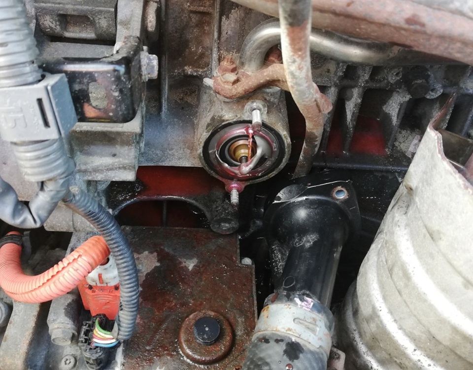 Замена термостата Тойота Камри