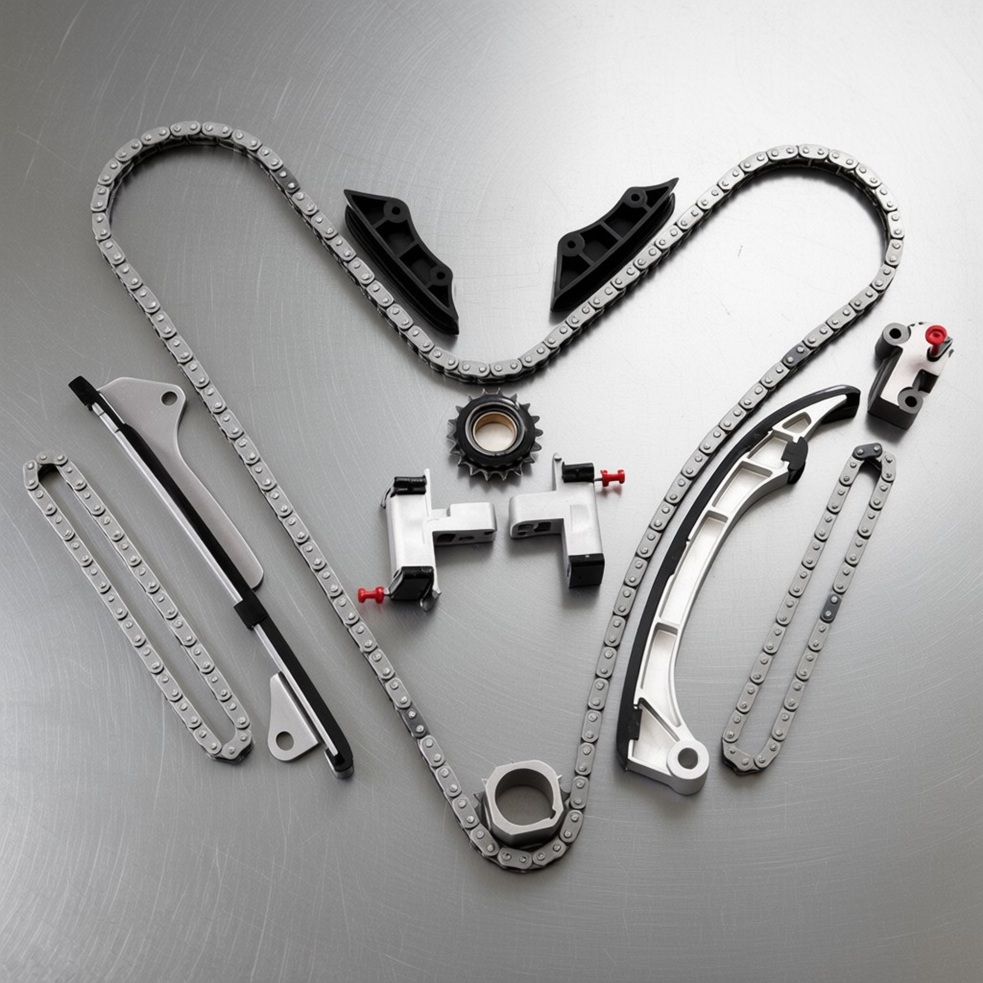 Комплект цепного привода ГРМ готов к установке