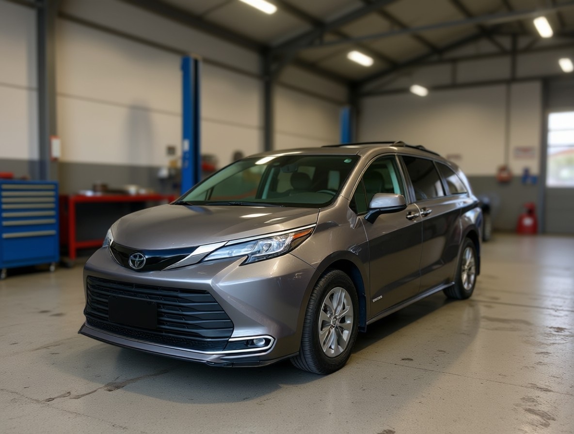 Тойота Сиенна после замены генератора в автотехцентре