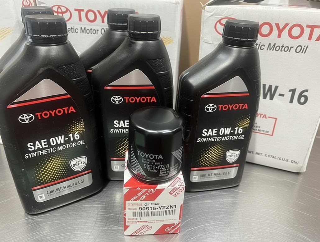 Комплект материалов для замены масла в двигателе