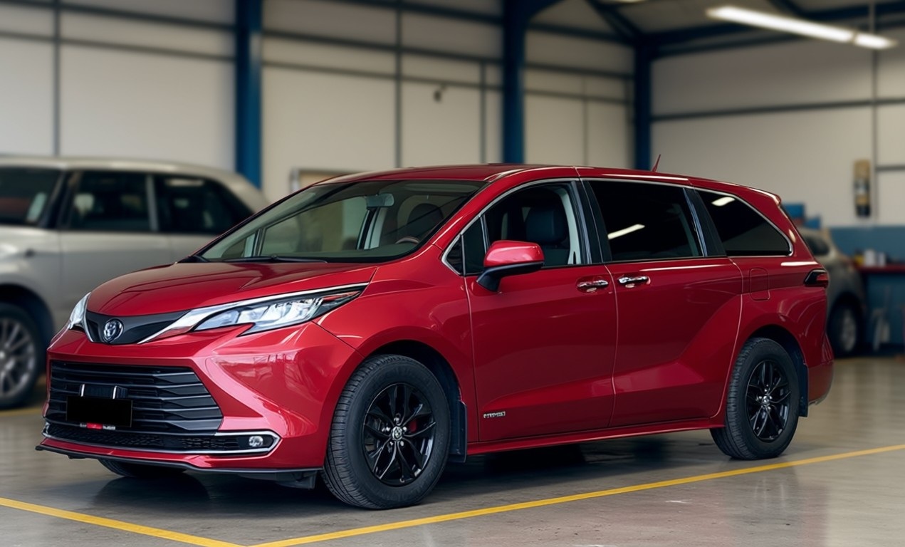 Тойота Сиенна после замены масла в вариаторе в автотехцентре