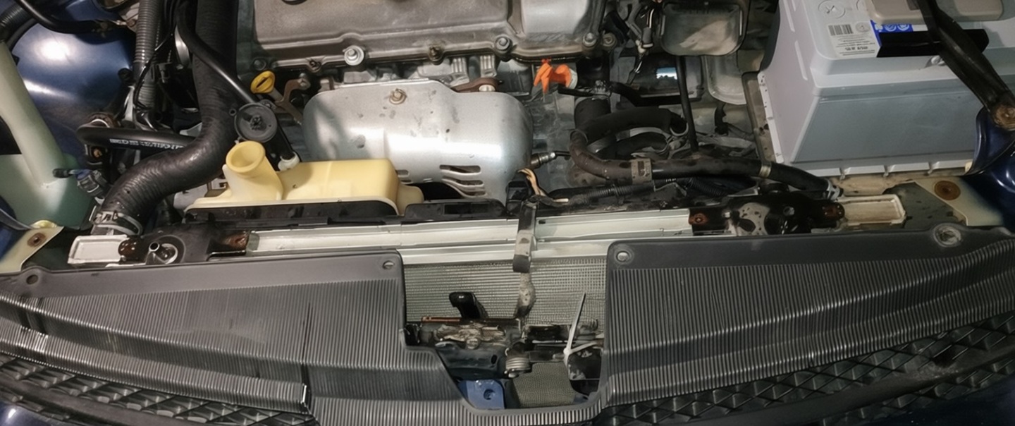 Замена радиатора Тойота Сиенна