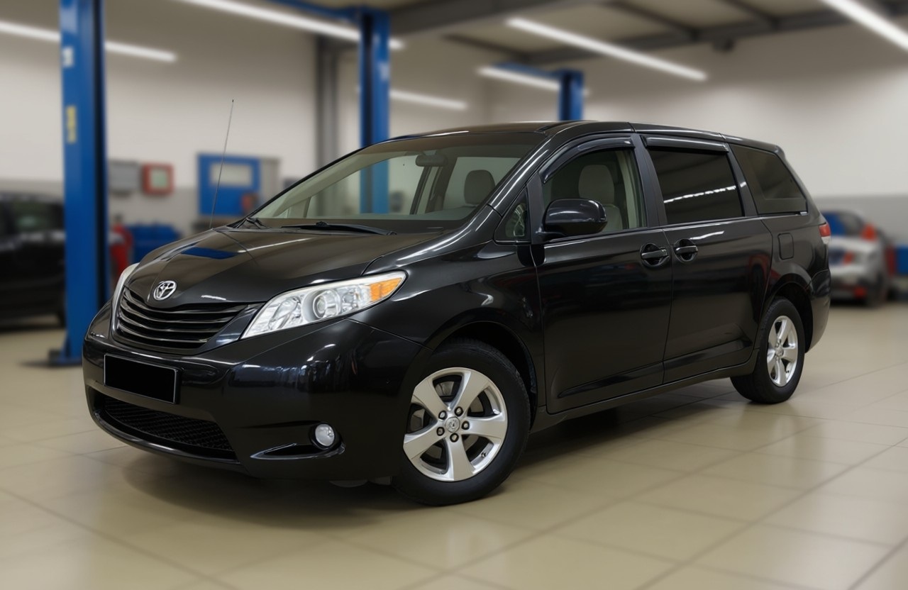 Тойота Сиенна после замены топливного фильтра в автотехцентре