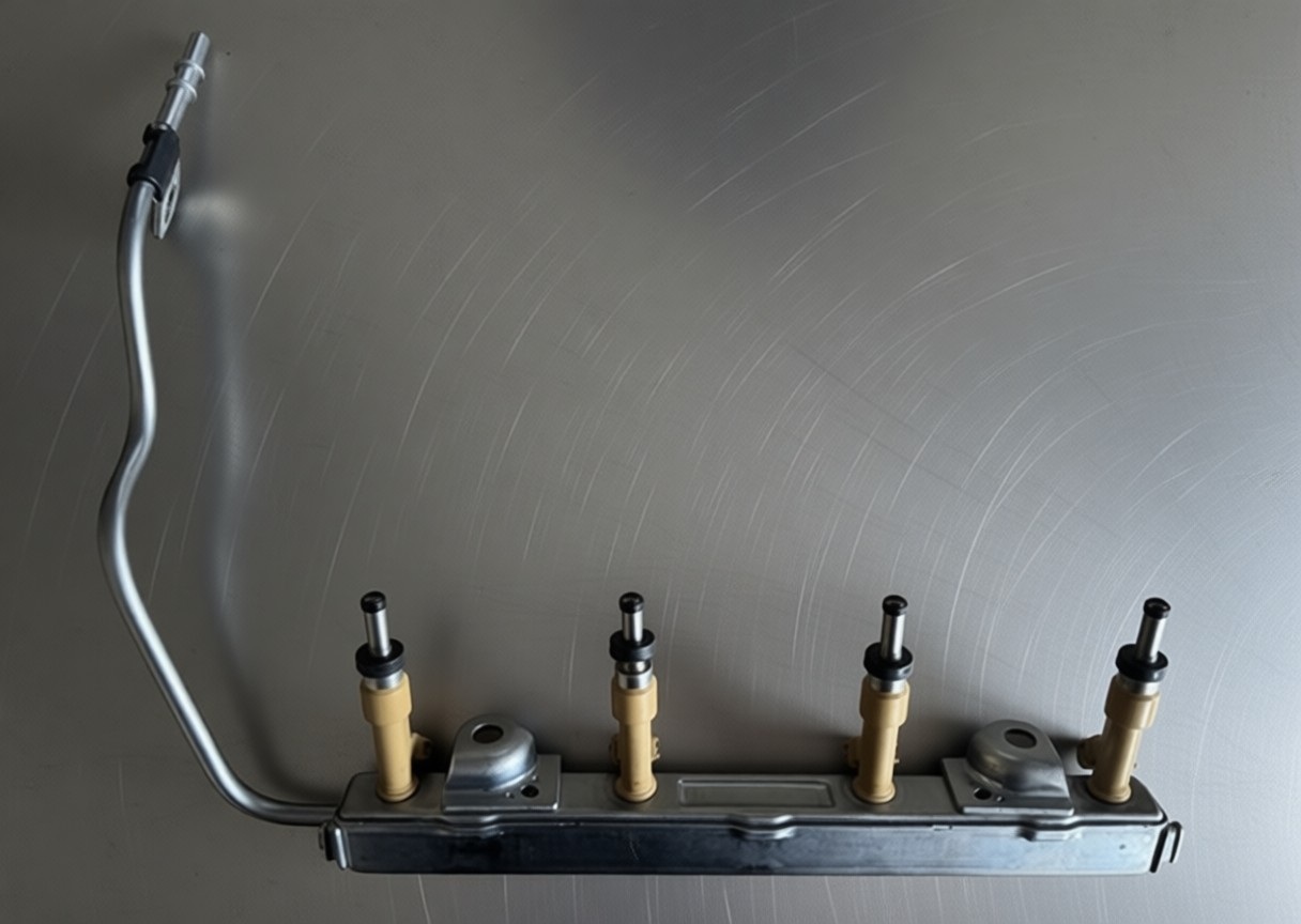 Форсунки демонтированы для чистки