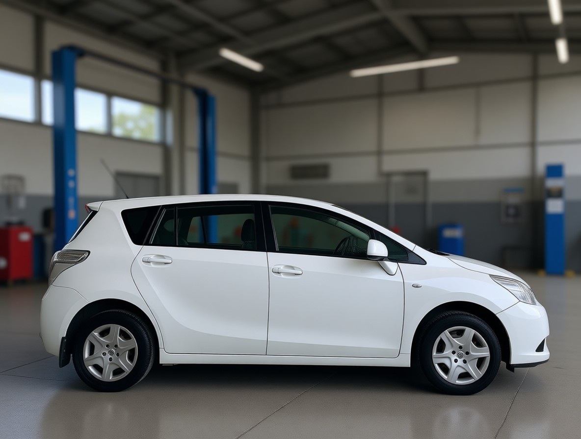 Тойота Версо после замены амортизаторов в автотехцентре