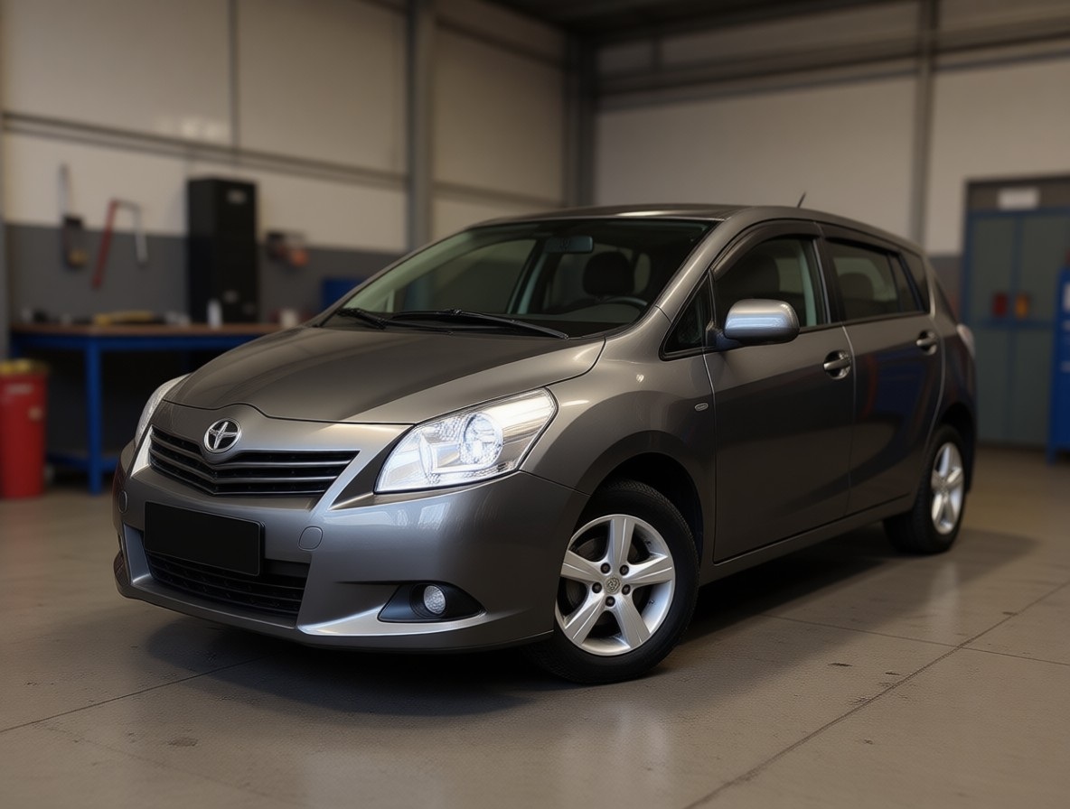 Тойота Версо после замены тормозных дисков в автотехцентре