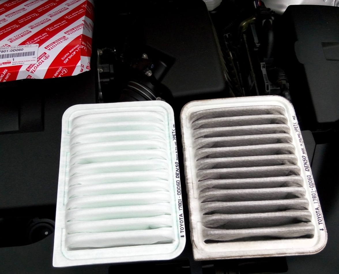 Замена воздушного фильтра Тойота Версо