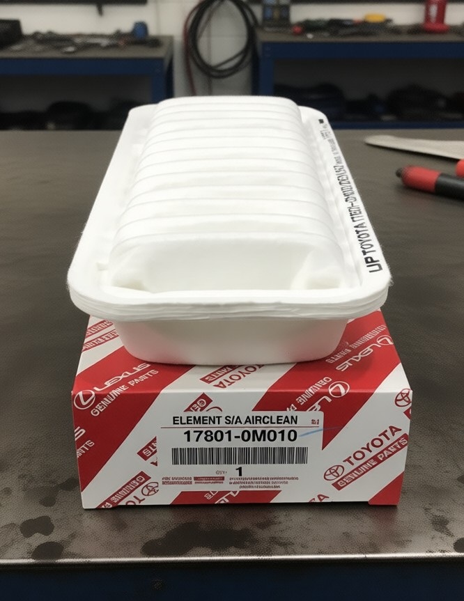 Новый воздушный фильтр двигателя готов к монтажу