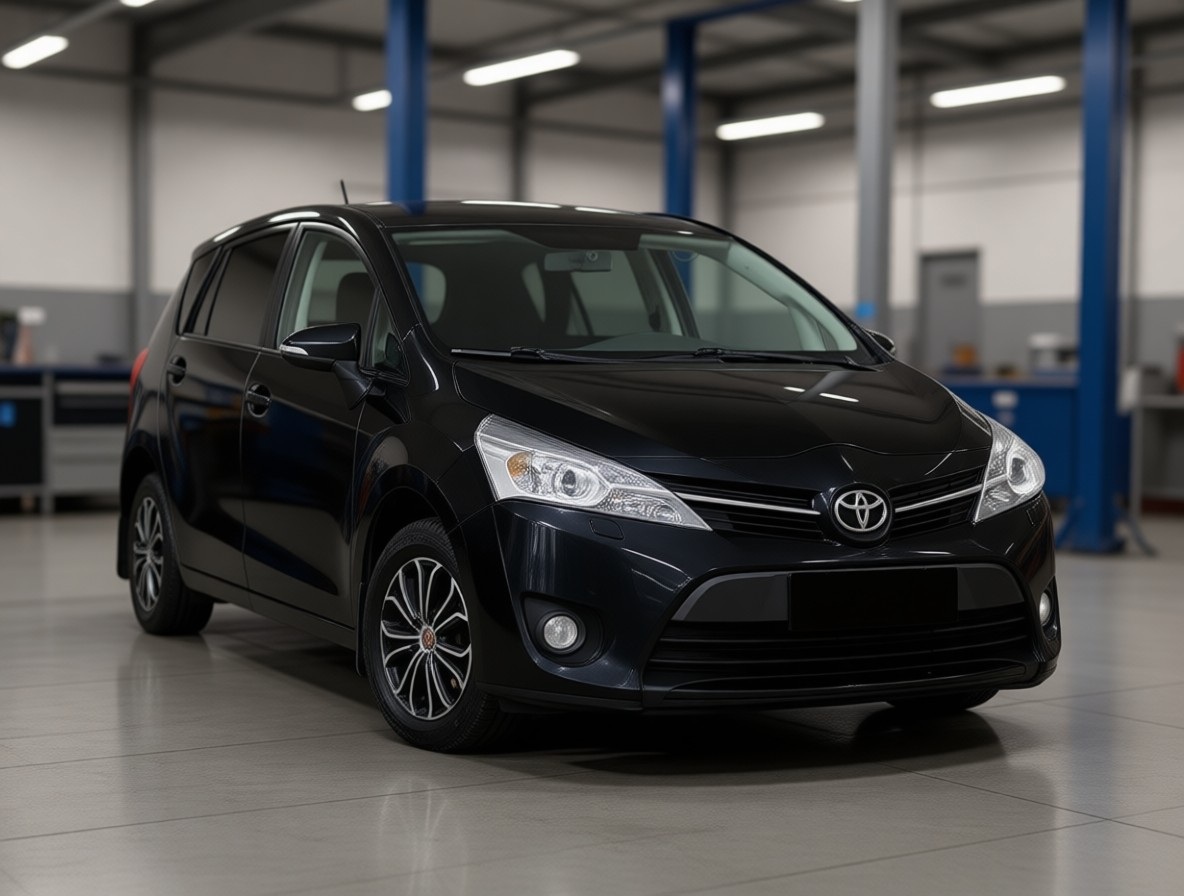 Тойота Версо после замены втулок стабилизатора в автотехцентре