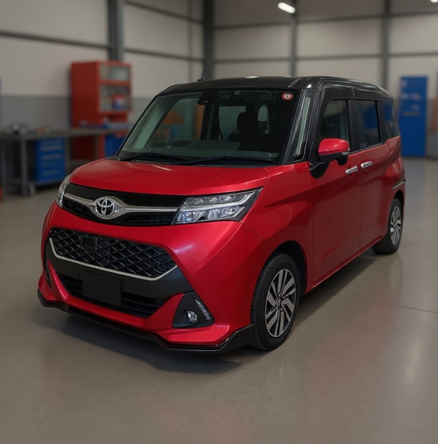 Тойота Танк после замены амортизаторов в автотехцентре