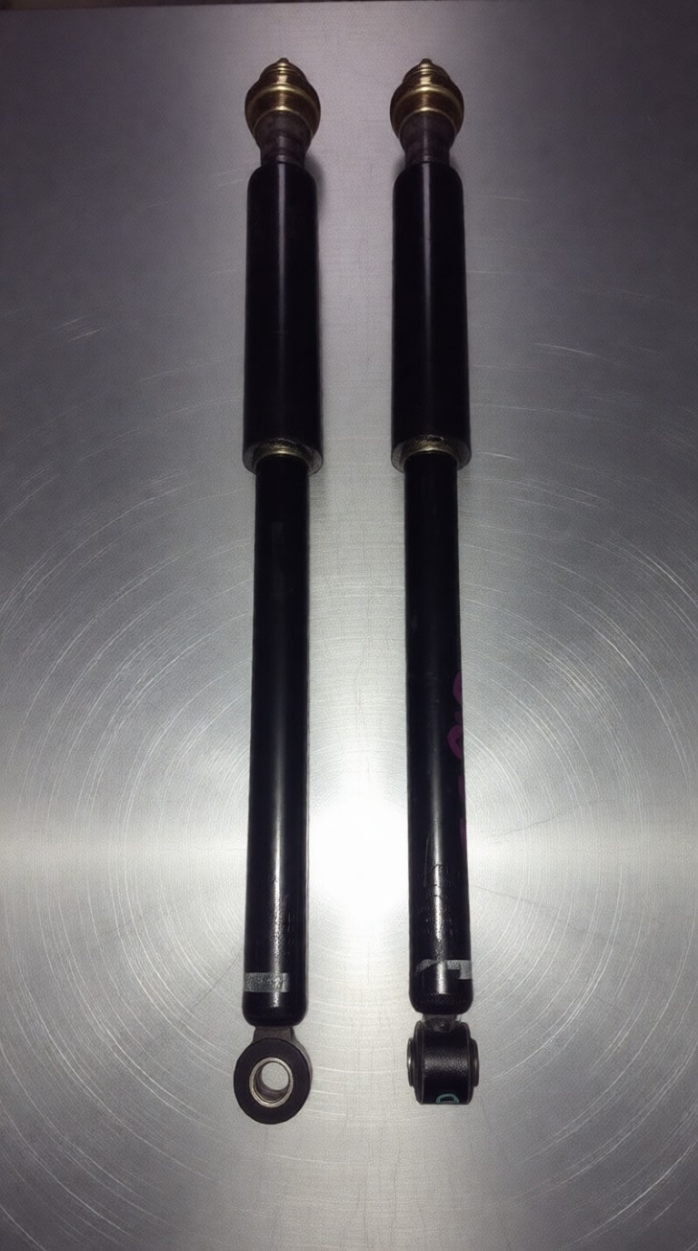 Новые задние амортизаторы готовы к монтажу на автомобиль