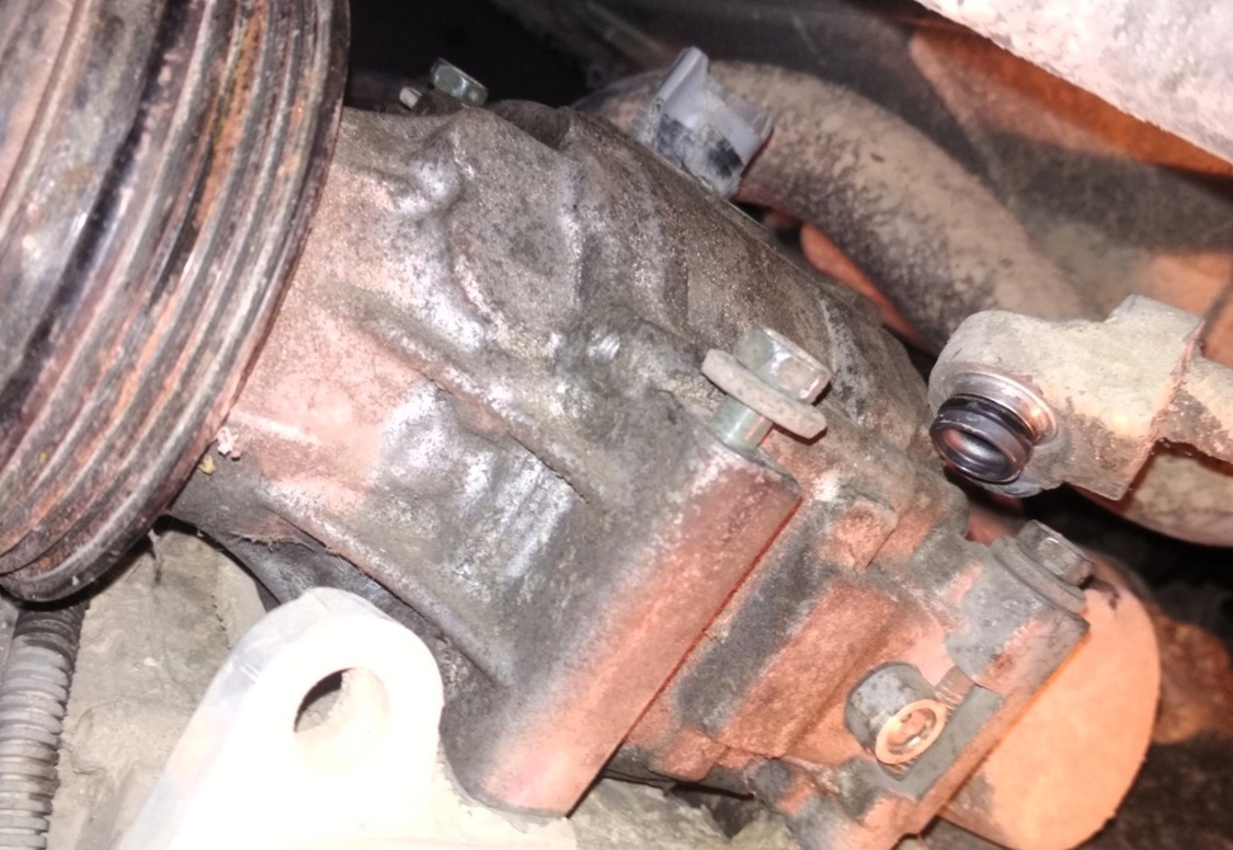 Замена компрессора кондиционера Тойота Витц