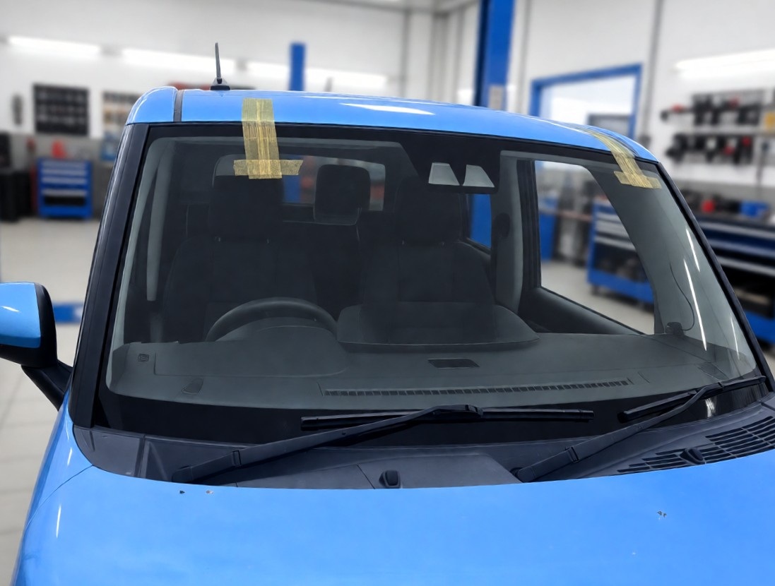 Замена лобового стекла Тойота Танк