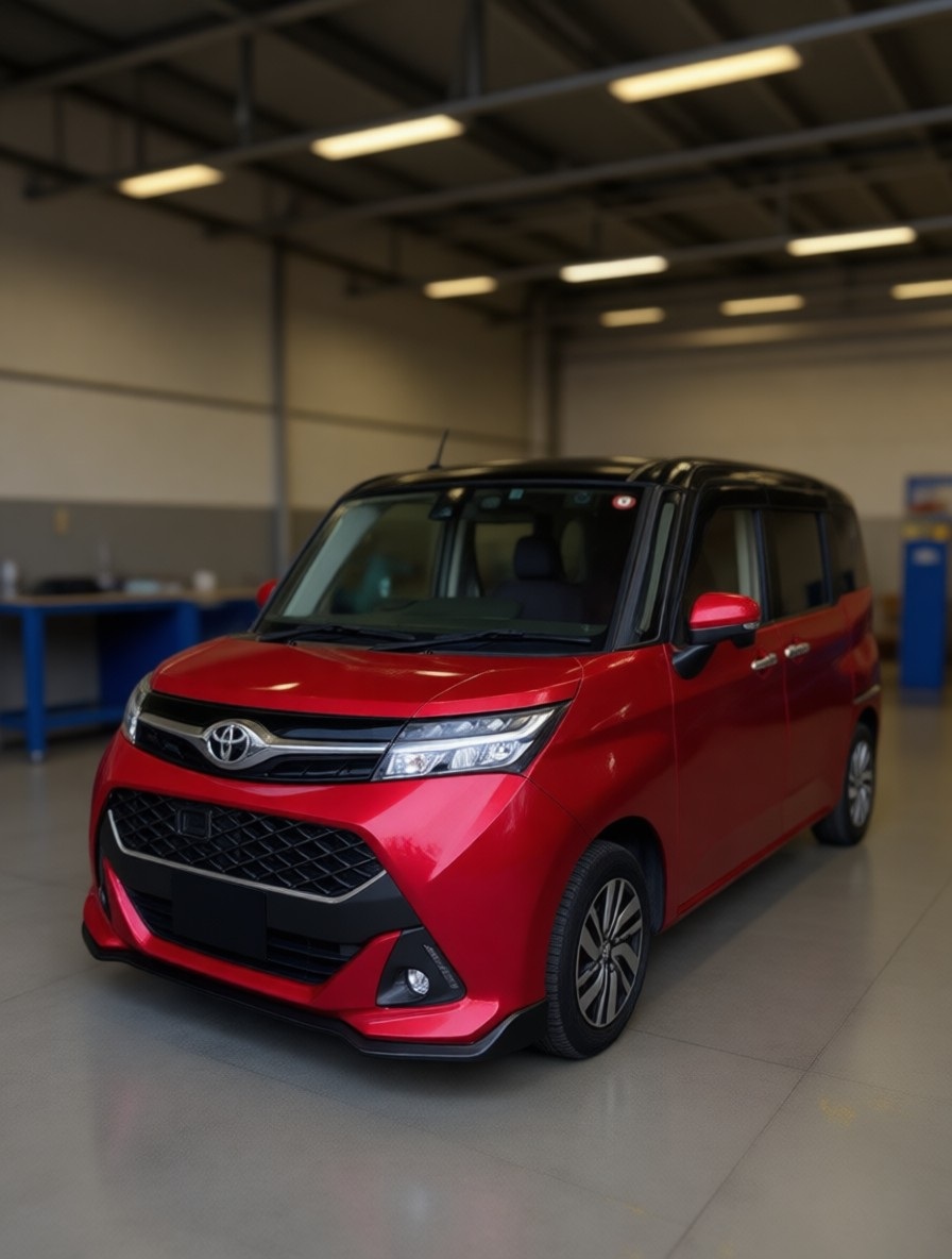 Тойота Танк после замены масла в вариаторе в автотехцентре