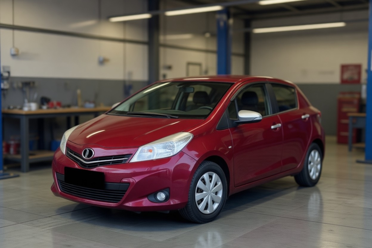 Тойота Витц после замены масла в вариаторе в автотехцентре