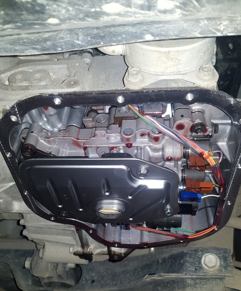 Замена масла в вариаторе Тойота Витц