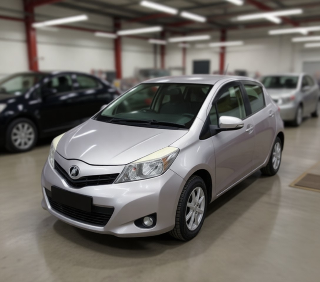 Тойота Витц после замены моторчика печки в автотехцентре